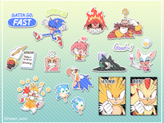 소닉과 친구들 굿노트 스티커 1 배포