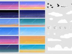 [굿노트 스티커] 오늘, 당신의 하늘은