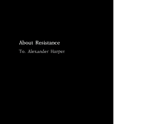 About Resistance