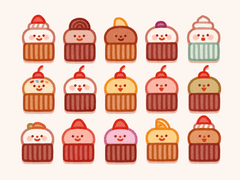 [굿노트] 컵케이꾸 스티커 & PC 아이콘