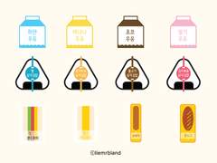 편의점 스티커 1탄