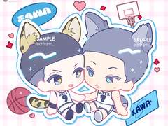 정우성+신현철 동물 귀+꼬리 SD 커미션 신청 작품