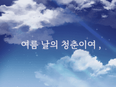 여름날의 청춘이여