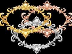 [소재] 예쁜 로판용 프레임 12종 세트 (클래식/화사한)