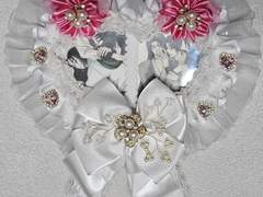 동양풍 리본하트탑꾸 커미션를 맡겼다 협녹 청백