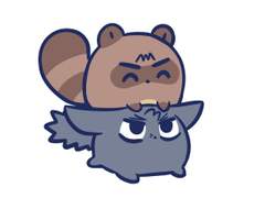 준수네 영중이네 너구리 야옹이