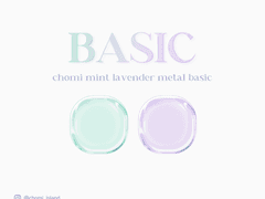 CHOMI│apk 민트 라벤더 메탈 카카오톡 테마 - 안드로이드