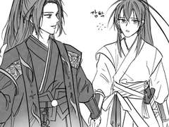 설영자하 3차창작 미행 팬아트