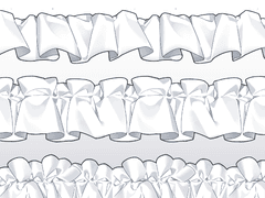 프릴 브러쉬 전체 세트 (10)