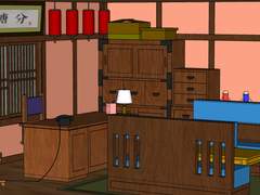 [무료배포/스케치업] 은혼 해결사 거실