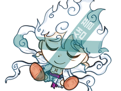 원피스 루피 키링 도안 2개