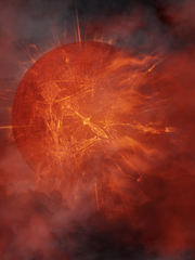 붉은달이 떠오른.