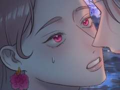 [적월] 꽃잎에 맺힌 이슬이