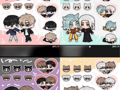 부들부들 스티커 도안 타입