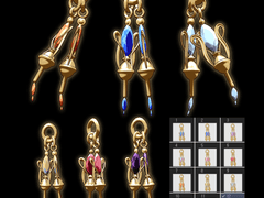 3D 로판풍 귀걸이