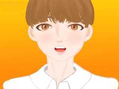 반실사 그리기(덮머,살짝 깐머)