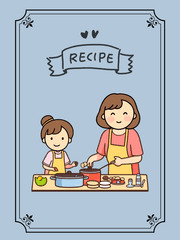 엄마와 딸이 함께 만드는 요리~