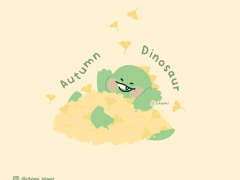 CHOMI│ios 가을 아기공룡 카카오톡 테마 - 아이폰