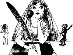 뽐신 할매의 캐릭터를 위한, 캐릭터에 의한, 캐릭터 점지