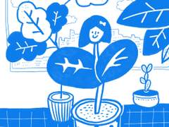 아이를 키우는 것과 식물을 키우는 것