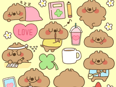 [굿노트스티커 무료공유] 콩닥이 봄 굿노트 스티커 무료공유