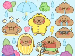 [굿노트스티커 무료공유] 콩닥이 여름 굿노트스티커 무료공유