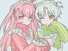 무지성 모에화 낙서 타입