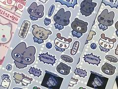 가비지타임 스티커 도안