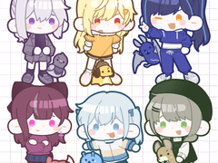 마법소녀 이세계아이돌 SD 도안