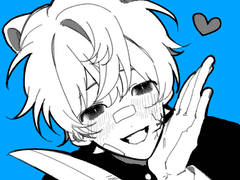 커미션💉흑백 두상 커미션