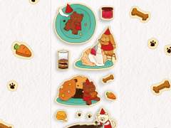 디저트 스티커 무료공유