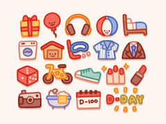 [굿노트] 다이어리 기념일 스티커 2탄