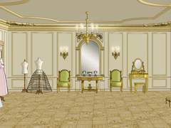 [스케치업 배경] 판타지 의상실