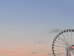 시카고에서의 노을