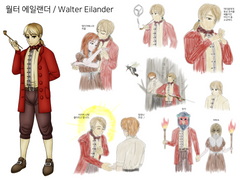 자작 캐릭터 - 월터 에일랜더 / 꿩씨