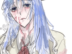 4화의 아오메 (와 시가라키의 손)