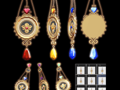 3D 로판풍 귀걸이