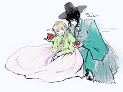 아스카가 _ 사극 AU