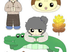 굿노트 가을 메모지 공유