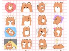 [굿노트 노트쉘프 스티커] 다양한 감정 표현 다이어리 스티커