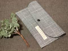 핸드메이드 통장 파우치 겸 필통