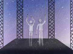 가로등과 별은 서로를 동경한다