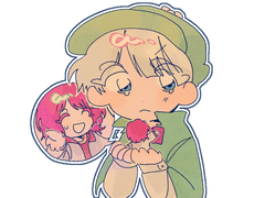 디딩요 키링, 투명포카 도안 배포