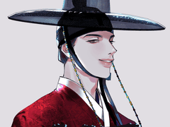 한복 갓 3D 모델링 브러쉬