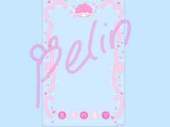 투명 포카 프레임 샘플