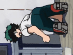 빌런 신소와 히어로 바쿠고