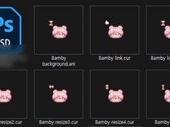 플레이브 밤비 마우스 커서