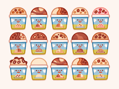 [굿노트] 벤앤제리스 아이스크림 스티커 & PC 아이콘 무료배포