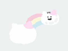 무지개 고양이 카톡 테마 [ios/and]