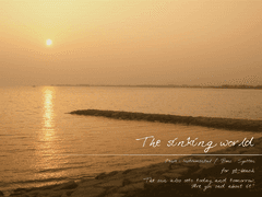 the sinking world